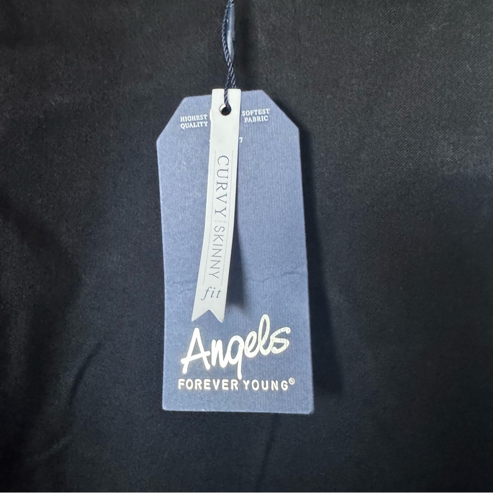 Angels Curvy Skinny Fit Jeans - Black - Picture 5 of 15